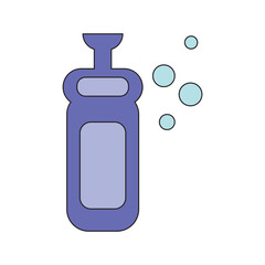 Cleaning equipment illustration. Cleansers and detergent in bottles, house cleaning tools and supplies for housework. Vector isolated design elements