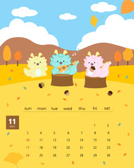 2024 한국 달력 KOREA CALENDER