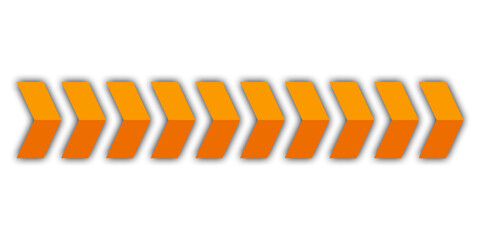 yellow arrow direction transparent background