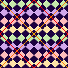 Beautiful colorful plaid background, Scottish wallace tartan.