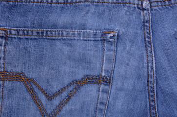 Fototapeta premium Background blue denim