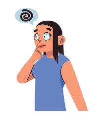 attention deficit hyperactivity disorder woman design