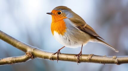 Fototapeta premium robin on a branch