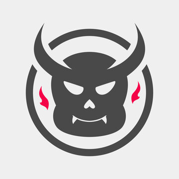 cute devil head