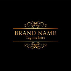 Fototapeta na wymiar creative initial brand logo design with modern business vector template creative isolated monogram logo design