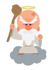 怒っている神様