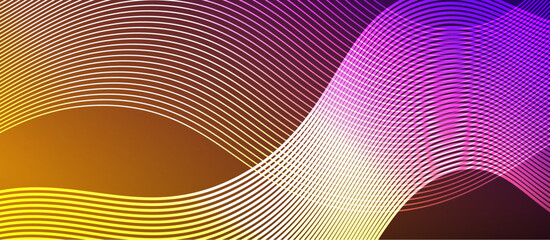 Dynamic wave geometric design. Vector Illustration For Wallpaper, Banner, Background, Card, Book Illustration, landing page