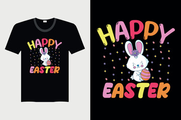 Happy Easter - Easter T-shirt Design, Vector Graphic, Vintage, Typography, T-shirt Vector