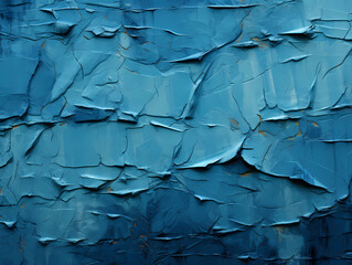 A blue cracked wall 