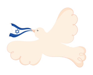 israel peace with dove