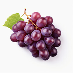 Fototapeta premium grapes isolated on white background