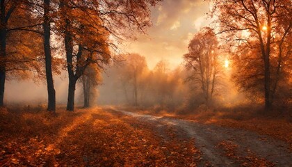 autumn in the forest