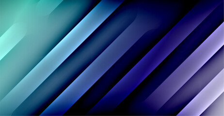 Obraz premium Dynamic Bright Colorful Lines, Shadow Style Stripes Geometric Vector Illustration For Wallpaper, Banner, Background, Card, Book Illustration, landing page