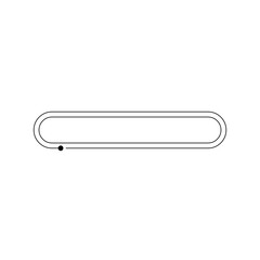 line rectangle rounded