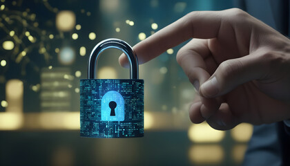 padlock with key