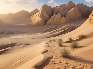 sand dunes in the desert