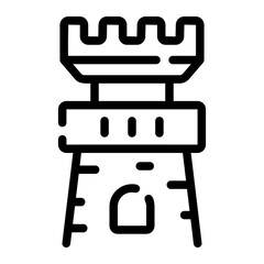 tower Line Icon
