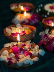 Loy Krathong is the tradition in Thailand to ask for forgiveness and make a wish from the river