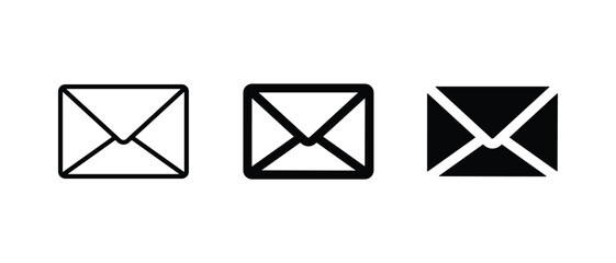 Envelope icon set , Mail icon vector illustration for web, ui, and mobile apps