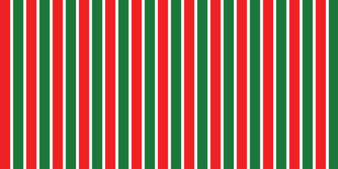 Merry Christmas strips, line, red and green vertical pattern poster or banner design vector file