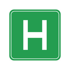 Fototapeta premium emergency signal of hospital