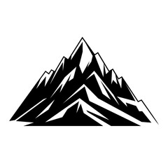 mountain logo Icon Minimal vector illustration Flat Pictogram