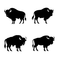 american bison silhouette