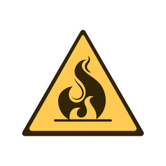 emergency signal of fire risk
