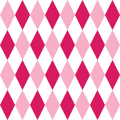 Pink shade diamond with stripe inside. diamond pattern. diamond pattern background. diamond background. Seamless pattern. for backdrop, decoration, Gift wrapping