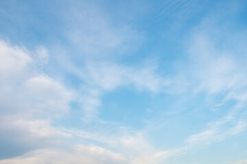 Obraz premium Blue sky with cloud on summer Thailand