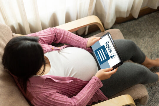 Online registration form for modish form filling on the internet website - Powered by Adobe