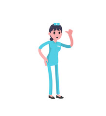 Health & Nurse Explainer Character