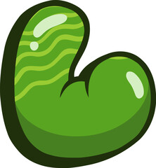 Bubbly Graffiti Letter L