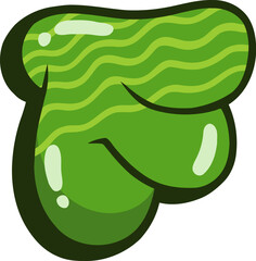 Bubbly Graffiti Letter F