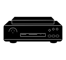 black and white radio