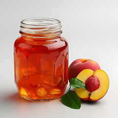 It's a delicious home-made peach jam. We use peaches in a variety of dishes. Generative AI