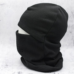 Black military Patriotic Buff Mask. Made in Ukraine. Brown and green pixel camouflage for forest....
