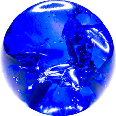 Cobalt Blue Toy Marble 