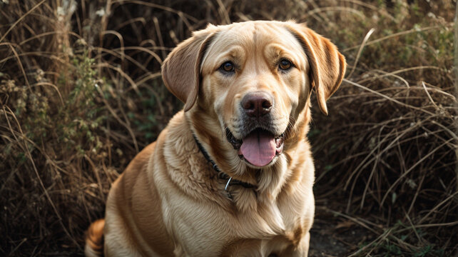 Ai generated labrador retriever dog picture

