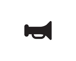Horn megaphone icon vector symbol design illustration