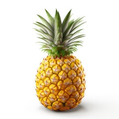 pineapple isolated on white background

