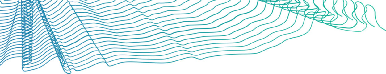 abstract wavy lines element. Flowing particles wave pattern 3D curve halftone. Element Vector in the concept of technology, science, and modern
