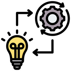 Implement Outline Color Icon