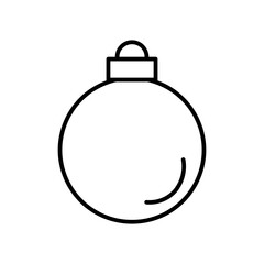 bauble line icon