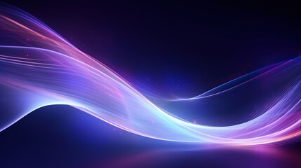 Futuristic neon light stripes. bright sparkling background. Neon purple sparkling wave lines.Purple glowing wave vortices, impulse cable lines.