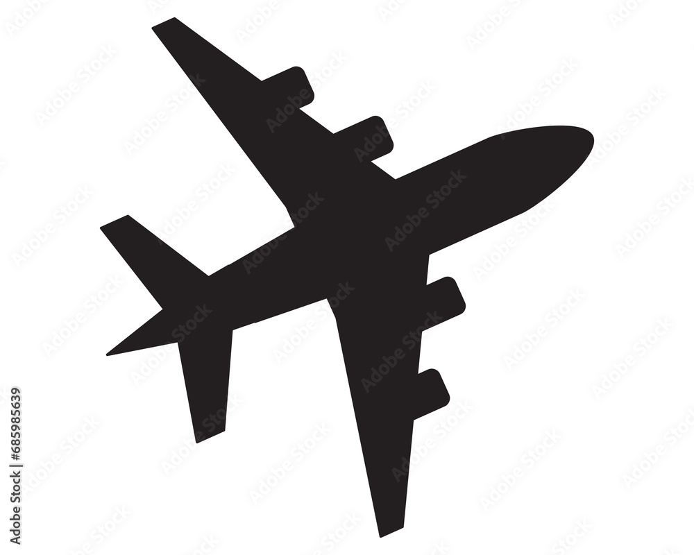 Wall mural Plane transport icon vector symbol design illustration