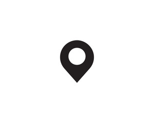 Pin location icon vector symbol design illustration