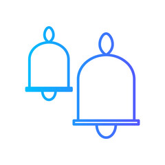 Obraz premium bells gradient icon