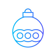 bauble gradient icon