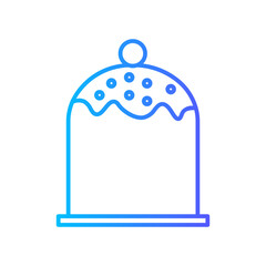 pudding gradient icon